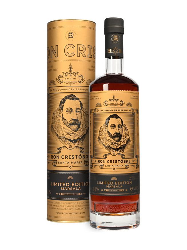 Ron Cristobal Santa Maria Marsala Finish 0,7l  44% Giftbox