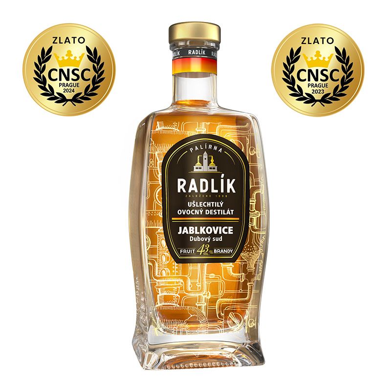 Radlík Apple oak barrel 0,5l 43%