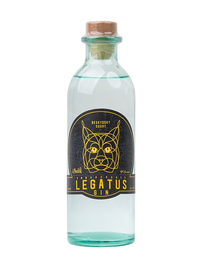 Legatus Gin Beskydsky suchý 0,5l 43%