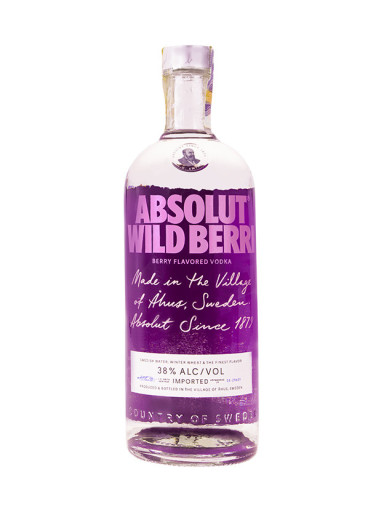 Absolut Vodka Wild Berri 1l 38%
