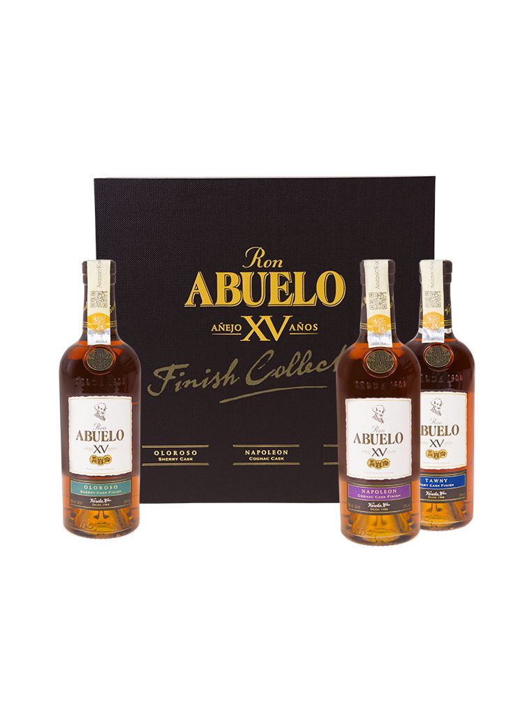 Abuelo Finish Collection 15y 3 × 0,2 l 40% Giftbox