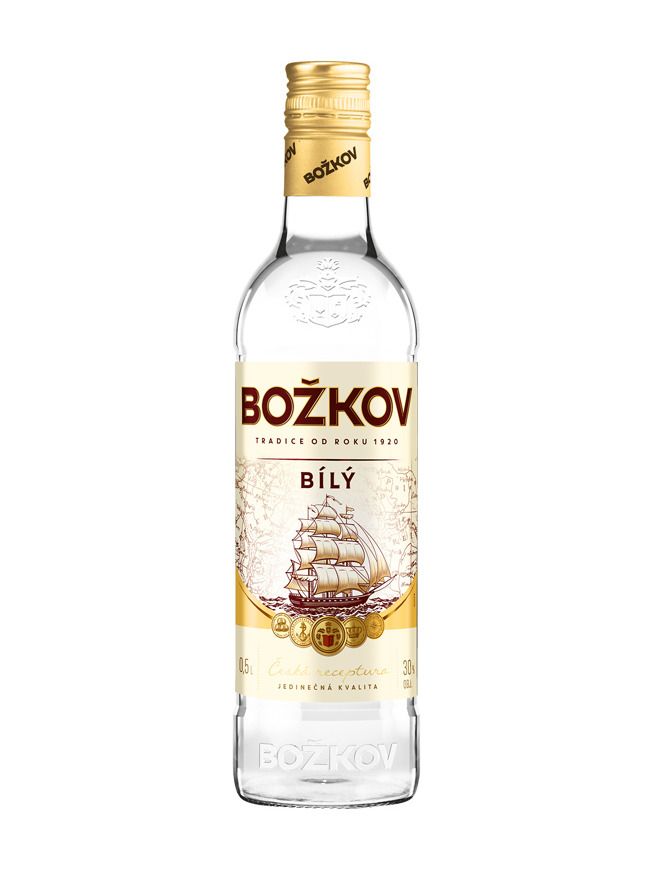 Božkov white  0,5l 30%