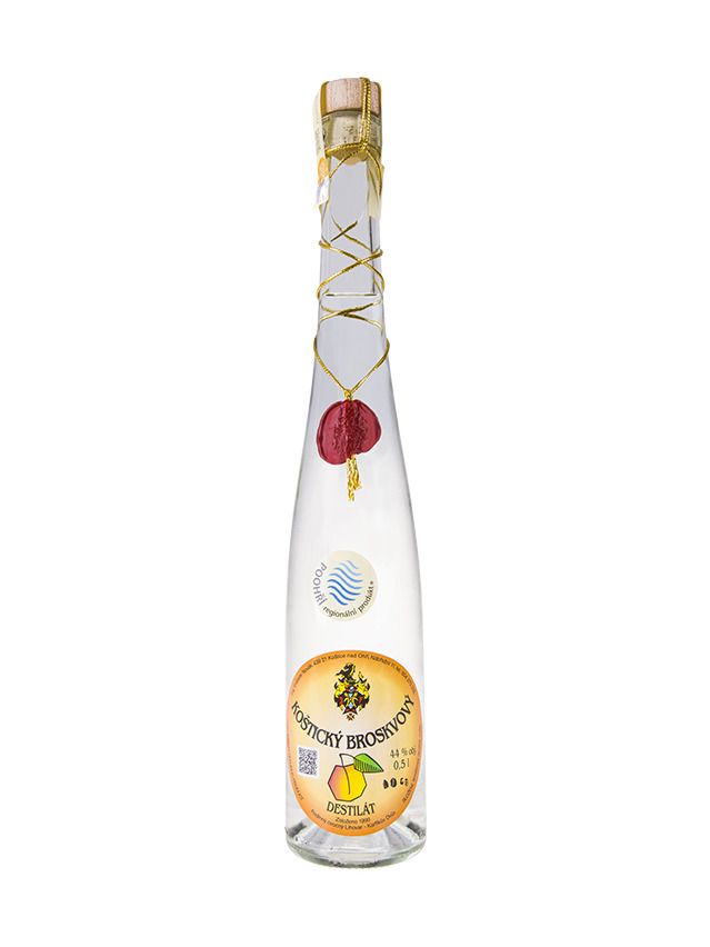 Karfíkův dvůr Koštický Peach spirit 0,5 l 44%