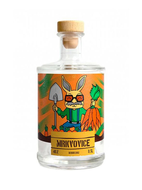 Poněšická carrot schnapps 0,5 l 40%