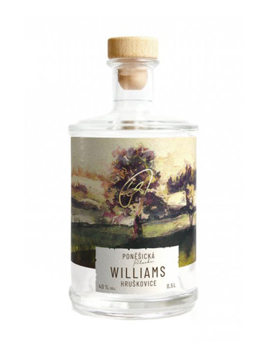 Poněšická Pear schnapps Williams 0,5 l 40%