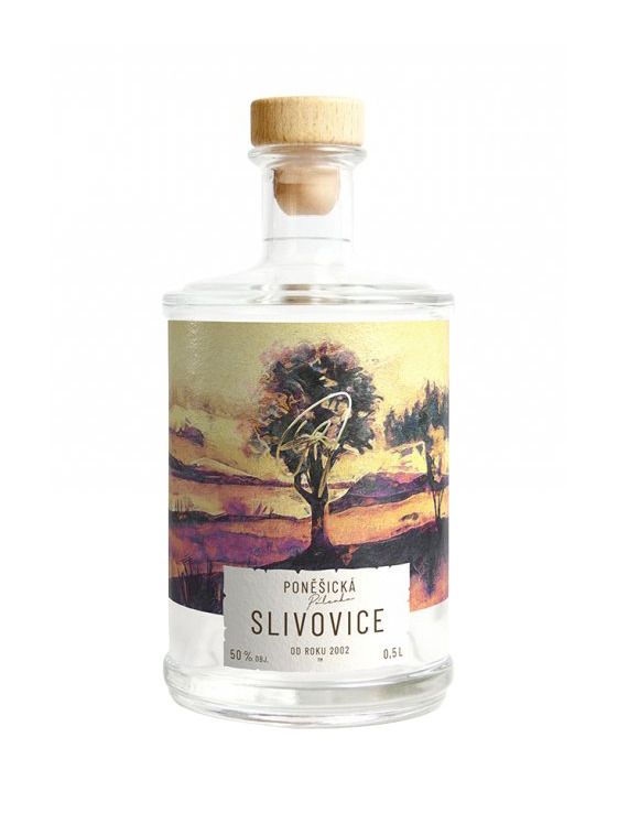 Poněšická plum brandy 0,5 l 50%