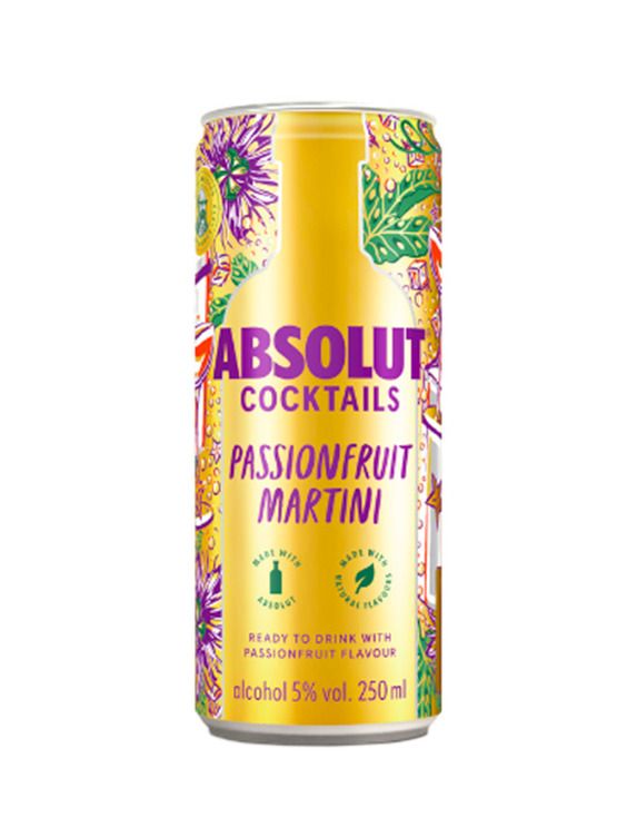 Absolut Passionfruit Martini 0,25 l 5% tin