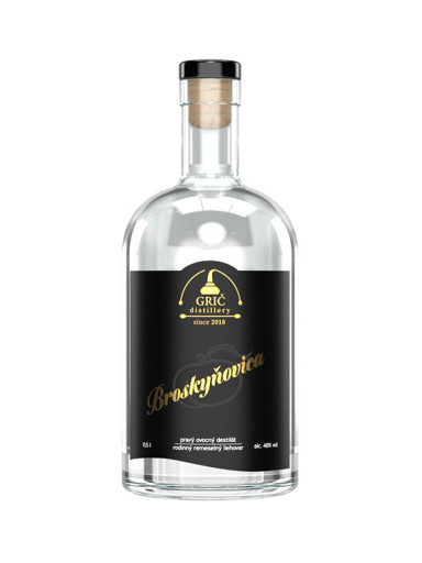 GRIČ Peach 0,5 l 48%