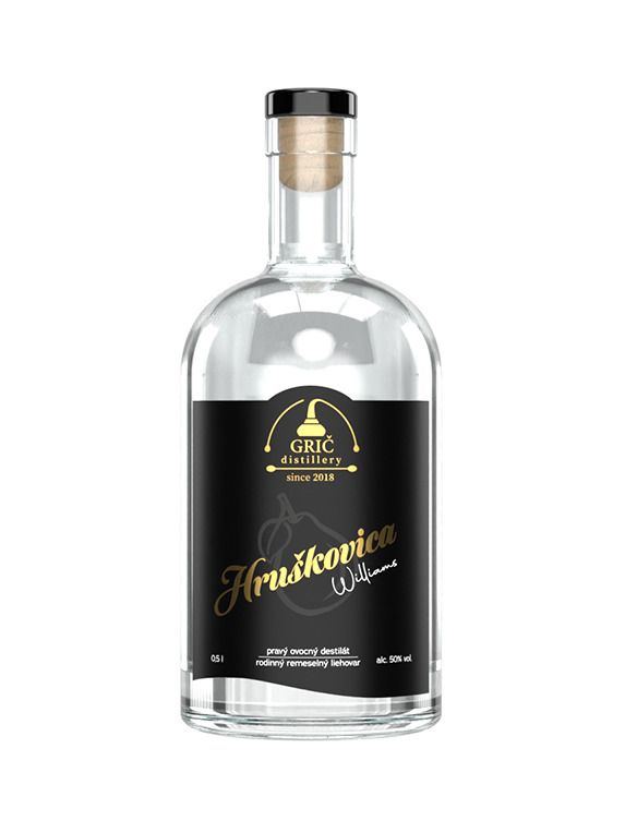 GRIČ Pear 0,5 l 50%