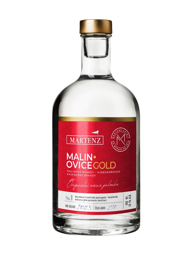 Martenz raspberries Red 0,5 l 45% Gold