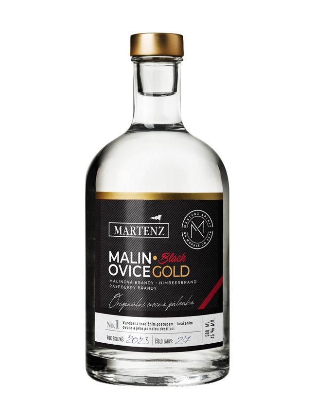 Martenz raspberries Black 0,5 l 45% Gold