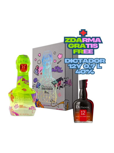 Dictador Game Changer Neon Yellow 40% 0,7 l gift box