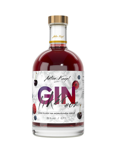 Anton Kaapl GIN likér #2 forest fruits on mulberry wood 35% 0,7 l