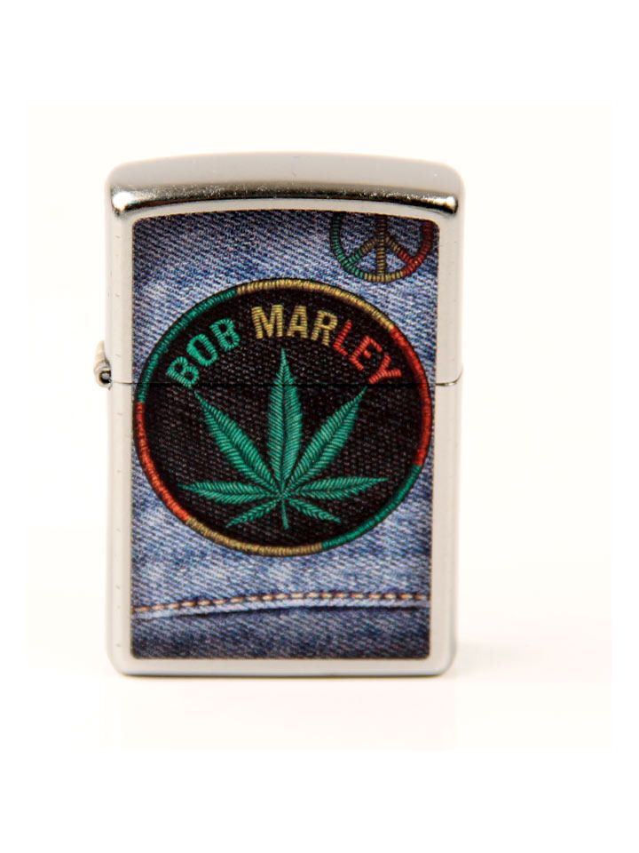 ZIPPO street chrom color "Bob Marley Jeans Sticker" 60004517