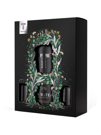 Tatratea Liqueur Original Tea 0,7 l 52% +2x Glasses