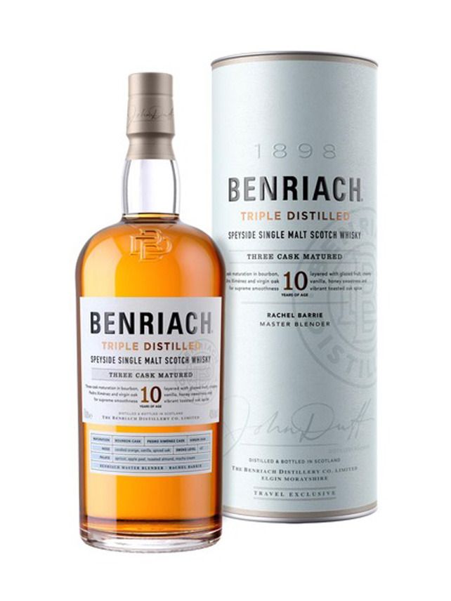 BenRiach Triple 10yo 43% 1L Gift Box