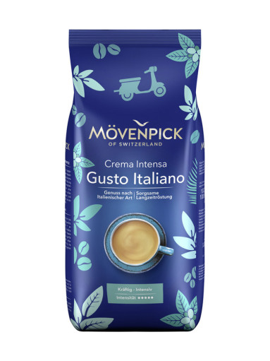 MÖVENPICK Switzerland Caffé Crema Gusto Italiano 1000g zrno