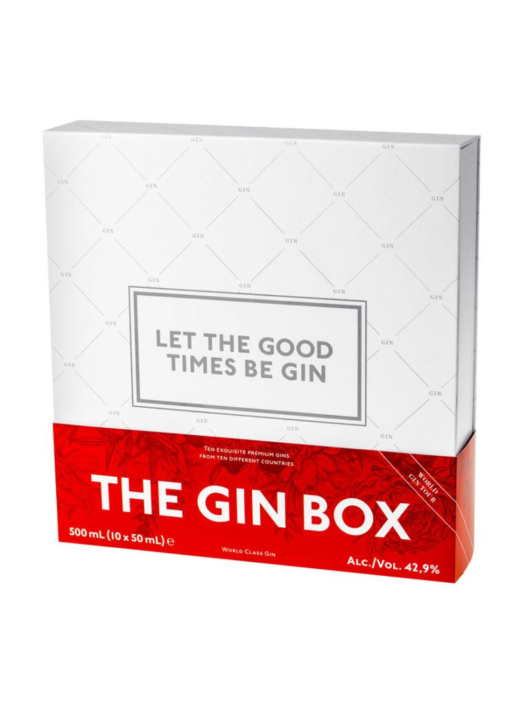 Gin Box World Tour 10 × 0,05 l 42,9% Giftbox