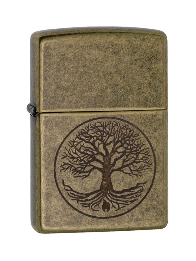 ZIPPO messing antik graviert "Tree of Life"60005187