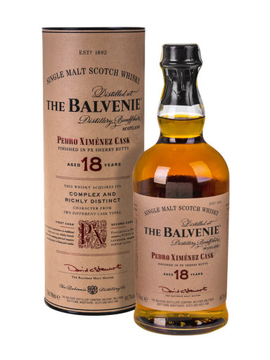 Balvenie 18Y Pedro Ximénez Sherry Cask 0,7l 48,7% Giftbox